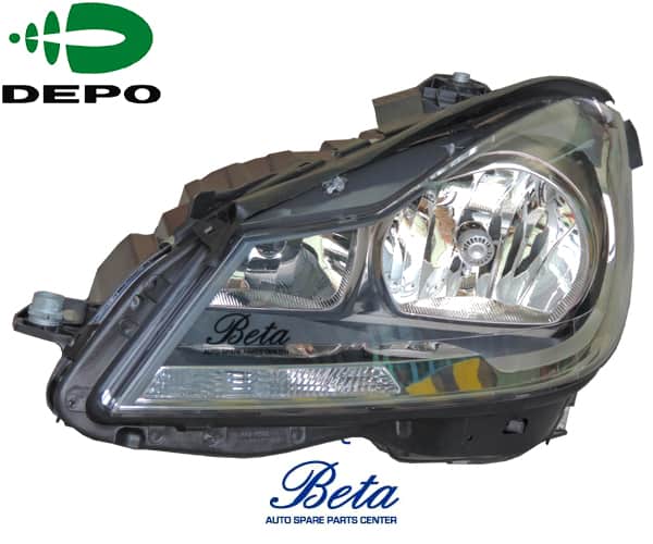 Left Side Headlamp Normal -Black for Mercedes C-Class W204 2011-2014 models, Part Number 2048209559 Left Side Headlamp Normal -Black for Mercedes C-Class W204 2011-2014 models, Part Number 2048209559